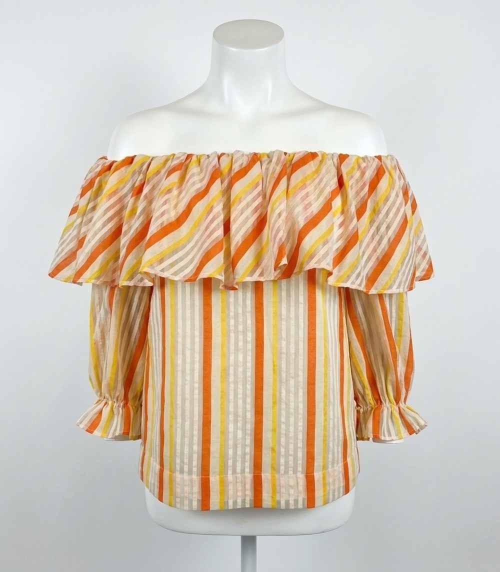 NEW TRINA TURK solace top in opm